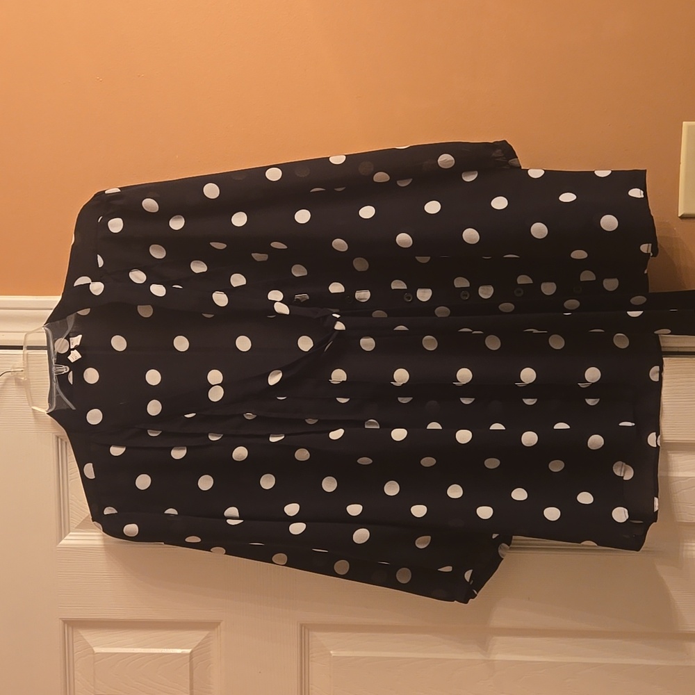 Polka Dot Dress Blouse